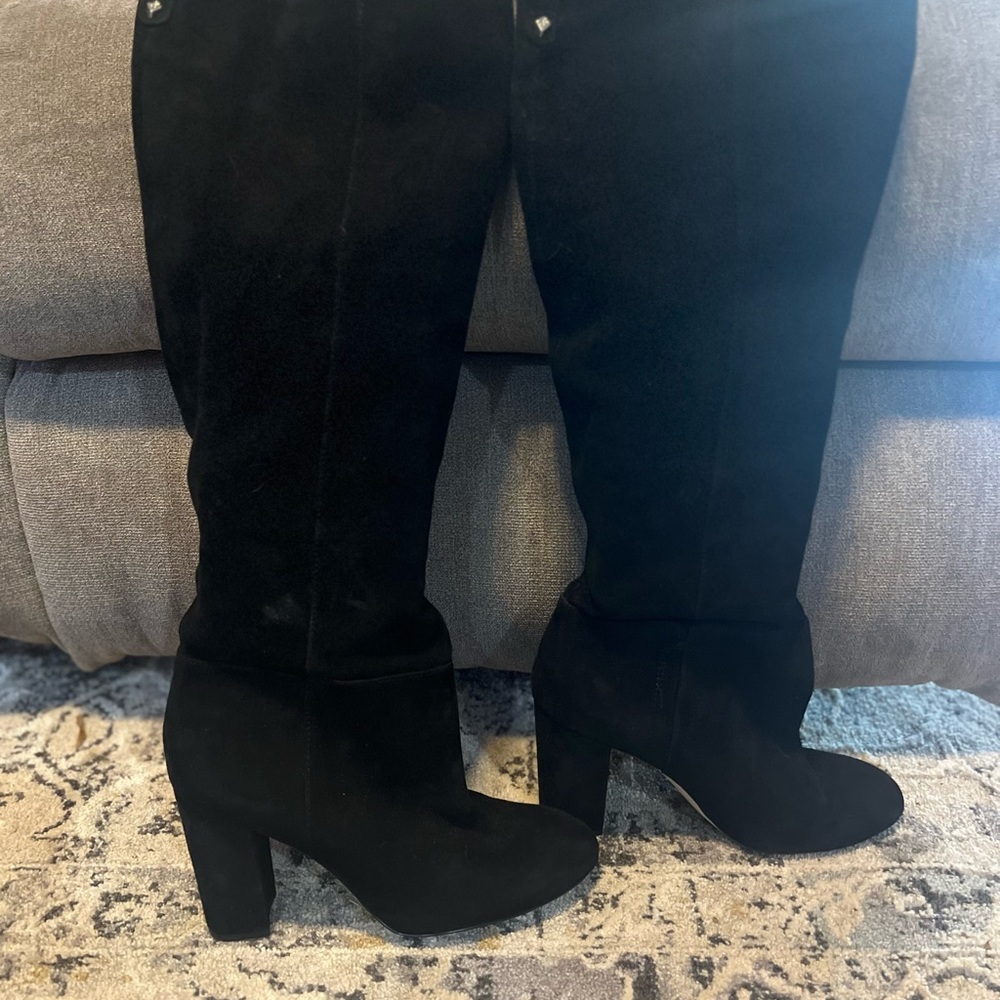 Sam Edelman Black Knee-High Women's Boots Sz 8